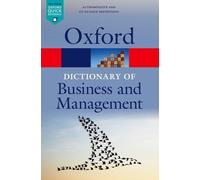 Jonathan Law – A Dictionary of Business and Management – Tascabile