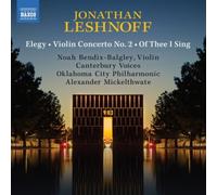 Jonathan Leshno Jonathan Leshnoff: Elegy/Violin Concerto No. 2/Of Thee I Si (CD)