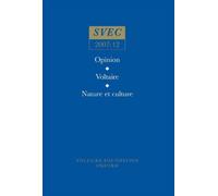 Jonathan Mallinson Opinion; Voltaire; Nature et culture (Tascabile)