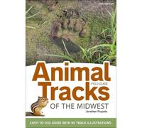 Jonathan Poppele Animal Tracks of the Midwest Field Guide (Tascabile)