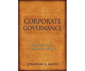Jonathan R. Macey Corporate Governance (Tascabile)