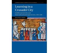 Jonathan Rubin Learning in a Crusader City (Tascabile)