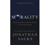 Jonathan Sacks Morality (Copertina rigida)