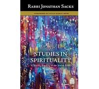 Jonathan Sacks Studies in Spirituality (Copertina rigida)