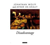Jonathan Wolff Avner de-Shalit Disadvantage (Copertina rigida)