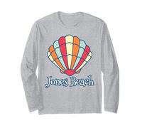 Jones Beach Long Island Nautico Seashore Seashell Coastal Maglia a Manica