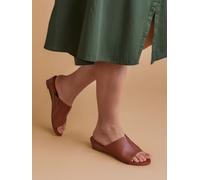 Jones Bootmaker Sabot con tacco a zeppa in pelle Jocelyn di Jones Bootmaker eu37 Marrone