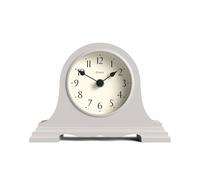 Jones Clocks® Speakeasy mantel clock | Classic Napoleon’s hat design | Grey | Contemporary classic style for desk, table, shelf or bedside
