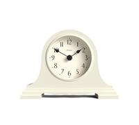 Jones Clocks® Speakeasy orologio da camino | Design classico del cappello di Napoleone | Crema Pallida | Stile classico contemporaneo per scrivania, tavolo, mensola o comodino