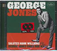 George Jones Salutes Hank Williams + George Jones Sings Bob Wills (CD)
