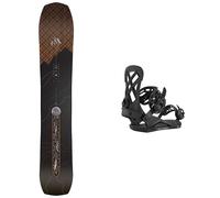 Jones - Snowboard freeride - Pack Flagship Pro 2027 in Legno - Nero