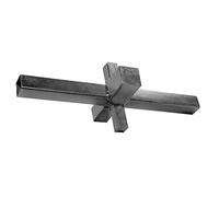 Jones Stephens Chiave a T con braccio largo a 4 vie, testa svasata, nera (J40041)