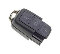 JONGO® Guscio Chiave 3 Pulsanti Senza Lama Compatibile Seat Altea, Ibiza, Leon, Toledo | Cover Telecomando Auto di Ricambio