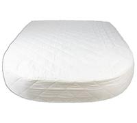 Jonic Essentials, Coprimaterasso per camper e roulotte, per letti a forma di isola, per materassi e roulotte, imbottito di lusso, in policotone, elasticizzato tutto intorno, prodotto nel Regno Unito