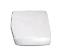 Jonic Essentials, Lenzuolo con angoli per camper e roulotte, bianco, per lato sinistro, materasso per camper e roulotte, lussuoso policotone a 200 fili, elasticizzato tutto intorno, prodotto nel Regno