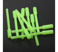 Jonikuper 10 manicotti luminosi in silicone per pesca notturna, per esche da pesca, si illuminano al buio, in morbido PVC, per pesca in mare profondo e in acqua salata, 9 cm