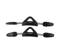 Jonikuper 2 cinghie per pinne a molla in acciaio inox, per immersioni, antiscivolo, compatibili con la maggior parte delle pinne da sub e snorkeling incluse e Mares (nero, S)