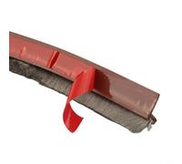 Jonikuper 2 strisce sigillanti per la parte inferiore della porta da 100 cm, con spazzola, per isolamento acustico, antipolvere, umidità e aria fredda, per casa, garage, bagno (marrone)