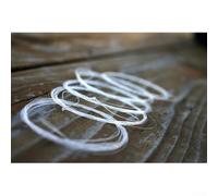 Jonikuper 5 lenze da pesca a mosca da 2,7 m, coniche, in nylon, con anello per pesca d'acqua dolce, linea trasparente invisibile per un lancio preciso e per un facile fatturato (0X)