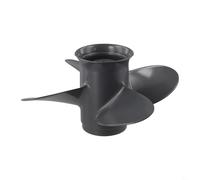 Jonikuper 58134-ZV4-010AH 4 Lame 9 1/4x10 Alluminio Elica Barca per Motori Honda 8-20 HP con Rivestimento Anticorrosivo e Mozzo Intercambiabile