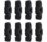 Jonikuper 6/8 paia HS11 HS22 HS33 pastiglie freno idrauliche per cerchioni, 50 mm, ganasce freno nere per componenti, leggere, 28 g per coppia (8 pezzi)