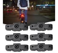 Jonikuper 6/8 paia HS11 HS22 HS33 pastiglie freno idrauliche per cerchioni, 50 mm, ganasce freno nere per componenti, leggere, 28 g per coppia (6 pezzi)