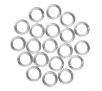 Jonikuper Anelli per tende verticali in plastica trasparente, 14 mm, confezione da 20/50/100 pezzi, guide trasparenti con diametro interno di 11 mm (50 pezzi)
