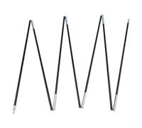 Jonikuper Asta di ricambio in fibra di vetro per tende da campeggio, 3,2-3,9 m, diametro 7 mm, con fascia elastica interna, per escursioni da 1 a 4 persone e (3,2 m)