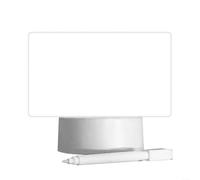 Jonikuper Bacheca USB con luce notturna con penna cancellabile, lavagna in acrilico per decorazione da scrivania, scrittura calda illuminata a LED, compatibile con (trasversale)