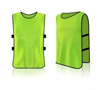 Jonikuper Bavaglini sportivi per bambini, in poliestere traspirante, a rete, vestibilità larga, ad asciugatura rapida, per calcio, basket, rugby, pallavolo, squadre di allenamento, 35 x 56 cm, blu (6)