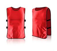 Jonikuper Bavaglini sportivi per bambini, in poliestere traspirante, a rete, vestibilità larga, ad asciugatura rapida, per calcio, basket, rugby, pallavolo, squadre di allenamento, 35 x 56 cm, blu (4)