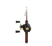 Jonikuper Canna da pesca telescopica in fibra di carbonio ultraleggera con guide lisce per il trasporto, lancio accurato nella pesca a torrente (1,5 m SpinningB)