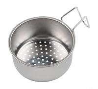 Jonikuper Cestello per lavello in acciaio inox da appendere per rifiuti di cucina e lavaggio di verdure, filtro di scarico per scarti di cibo, organizer salvaspazio per lavastoviglie, 11 x 11