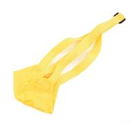 Jonikuper Cintura di resistenza per l'allenamento della forza di nuoto con cinghia regolabile in vita per adulti e bambini, materiale in nylon impermeabile in giallo o nero (giallo) (20 cm)