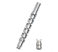 Jonikuper Compatibile con mulinello ABU BMAX3 PMAX3 SMAX3 REVO3 Baitcasting Parti di ricambio - Set mandrino a mezza luna e albero intrecciato per acqua di terza generazione (albero mezzo mese)