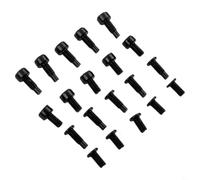 Jonikuper Confezione da 20 viti di ricambio per Ring Video Doorbell 2 e Pro, T16 e per T5 set di viti di sicurezza con varianti corte e lunghe, in acciaio al carbonio