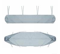 Jonikuper Copertura per tenda da terrazza esterna, custodia protettiva impermeabile da 3,5 m, in tessuto Oxford 300D, antivento e antipolvere, tenda manuale retrattile (2 m grigio)