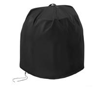 Jonikuper Copertura portatile per compressore d'aria 210D Oxford Custodia di protezione antipolvere con fondo con coulisse per 6 galloni Pancake Machine Storage Nero 48 x 45 pollici
