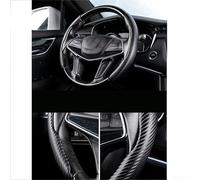 Jonikuper Coprivolante effetto fibra di carbonio, antiscivolo, compatibile con la maggior parte delle auto, lato sinistro e destro, coppia