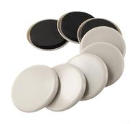 Jonikuper Cursori rotondi per mobili per moquette, resistenti, per feltrini in schiuma EVA, 8,9 cm, confezione da 8, cuscinetti antiscivolo per divani, letti, librerie e grandi (sku)