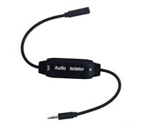 Jonikuper Filtro eliminatore audio da 3,5 mm per isolamento acustico per un suono chiaro in auto e sistemi stereo domestici, attacco plug and play per riduzione delle interferenze (testa singola)