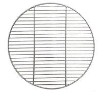 Jonikuper Griglia rotonda in acciaio inox per barbecue, griglia da campeggio, griglia per barbecue all'aperto, per lavori su pellet, griglia a gas a carbone (43 cm)