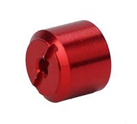 Jonikuper Half Moon Pin Nut per Abu e per mulinelli da pesca serie Daiwa, parte di ricambio per mulinello a tamburo in metallo, diametro interno 8 mm, dimensioni 0,9 x 0,7 cm (rosso)