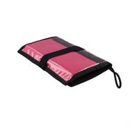 Jonikuper Libro di note subacquee con carta di ricarica impermeabile da 50 pagine, 2 ardesie e tasche per riporre oggetti per scrivere sott'acqua (rosso rosa)