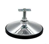 Jonikuper Livellatori per gambe da biliardo e calcio balilla, 15,2 cm, in ABS color argento, per biliardino, biliardo e air hockey, confezione da 1 o 4 (1 pezzo)