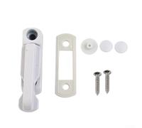 Jonikuper Maniglia a T in alluminio bianco con serratura antifurto per la sicurezza domestica, 85 x 20 x 35 mm, include 2 viti