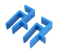 Jonikuper Maschere per la lavorazione del legno in ABS nero blu per armadi da 16/17/18 mm e installazione di pannelli con strumento di marcatura linea Scribe e riempitivi (a)