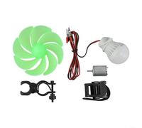 Jonikuper Mini generatore di turbina eolica Kit fai da te con lama motore Generatore di energia eolica Sistema di energia alternativa educativo Fornitura di elettricità domestica