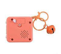 Jonikuper Mini registratore portachiavi con registrazione vocale personalizzata per parole d'amore e musica, design compatto per chiavi e ornamenti (B)