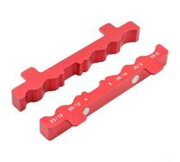 Jonikuper Morsa di riparazione con struttura in lega di alluminio per manutenzione mozzo, pedale, asse e forcella anteriore, 157,5 x 54,5 x 18 x 15 mm (rosso)